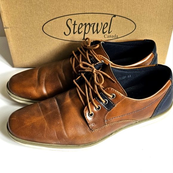 Stepwel Mens Lace-Up Shoes - Picture 2 of 3